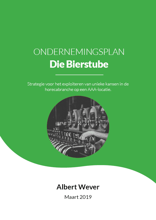 Ondernemingsplan biercafé