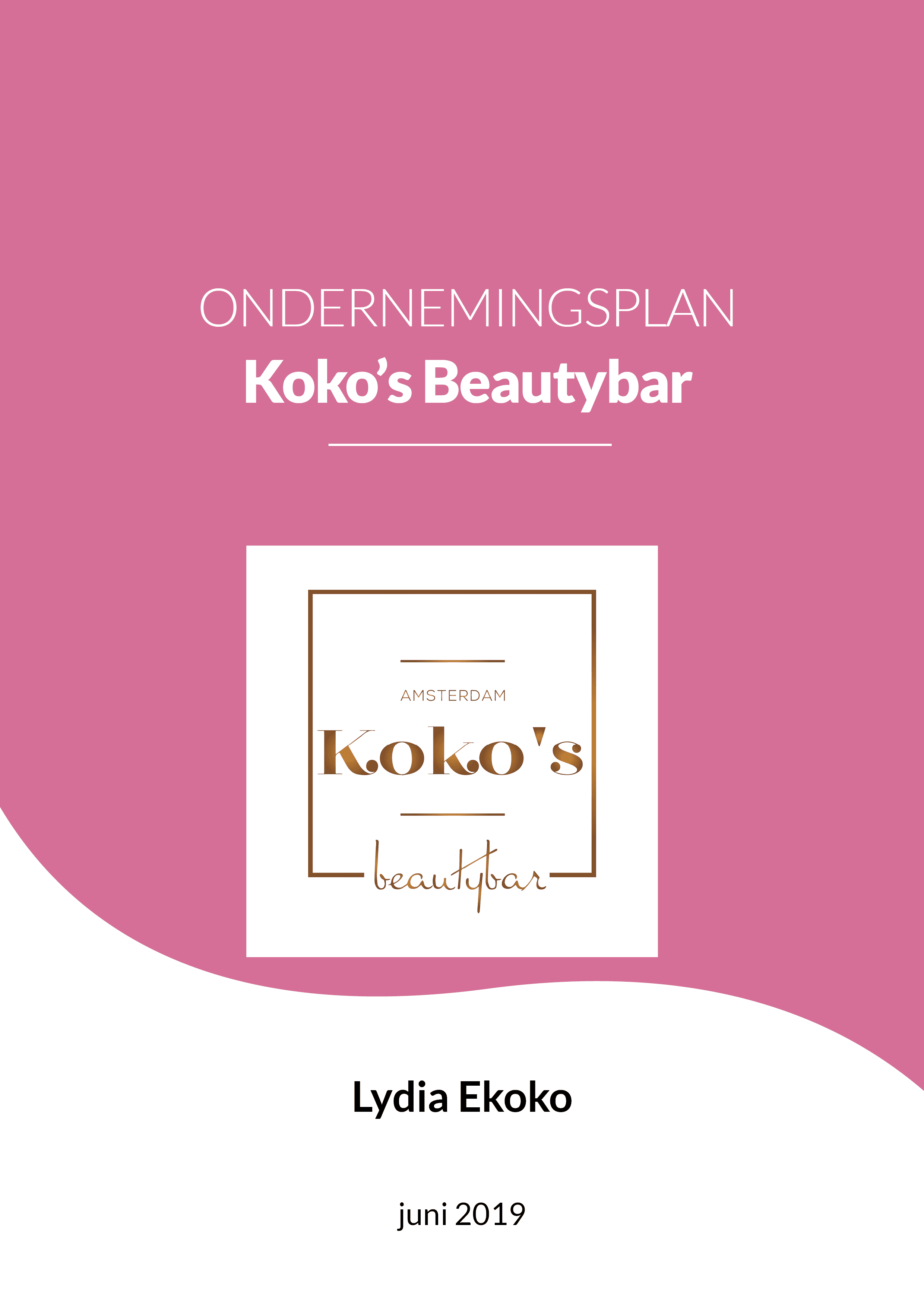 Ondernemersplan beautybar