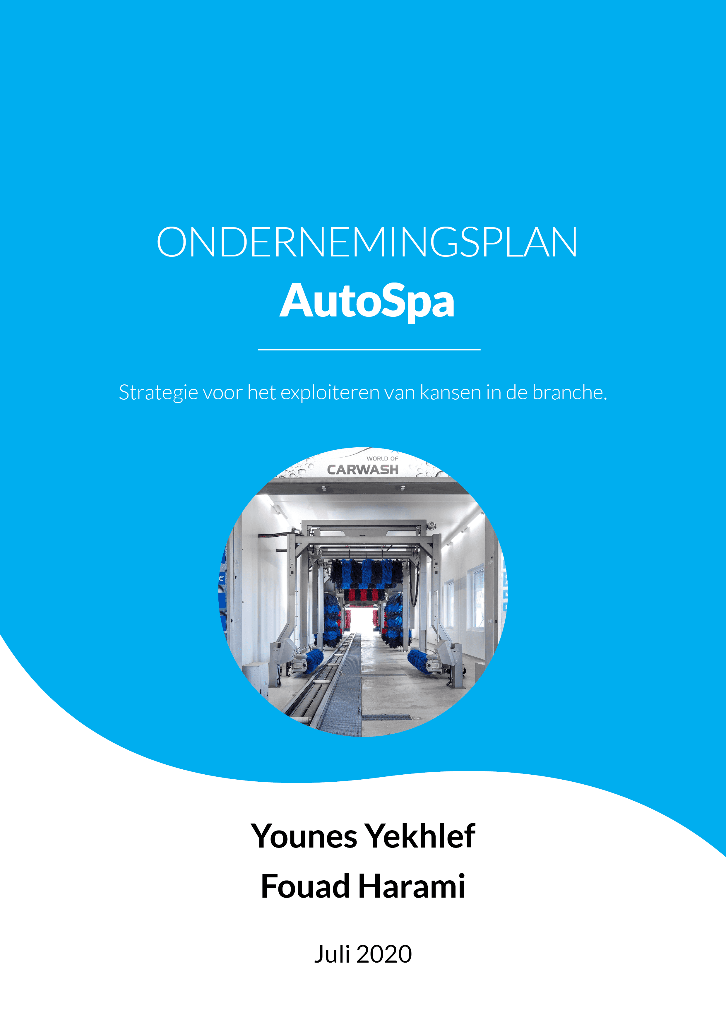 Ondernemersplan auto wasstraat