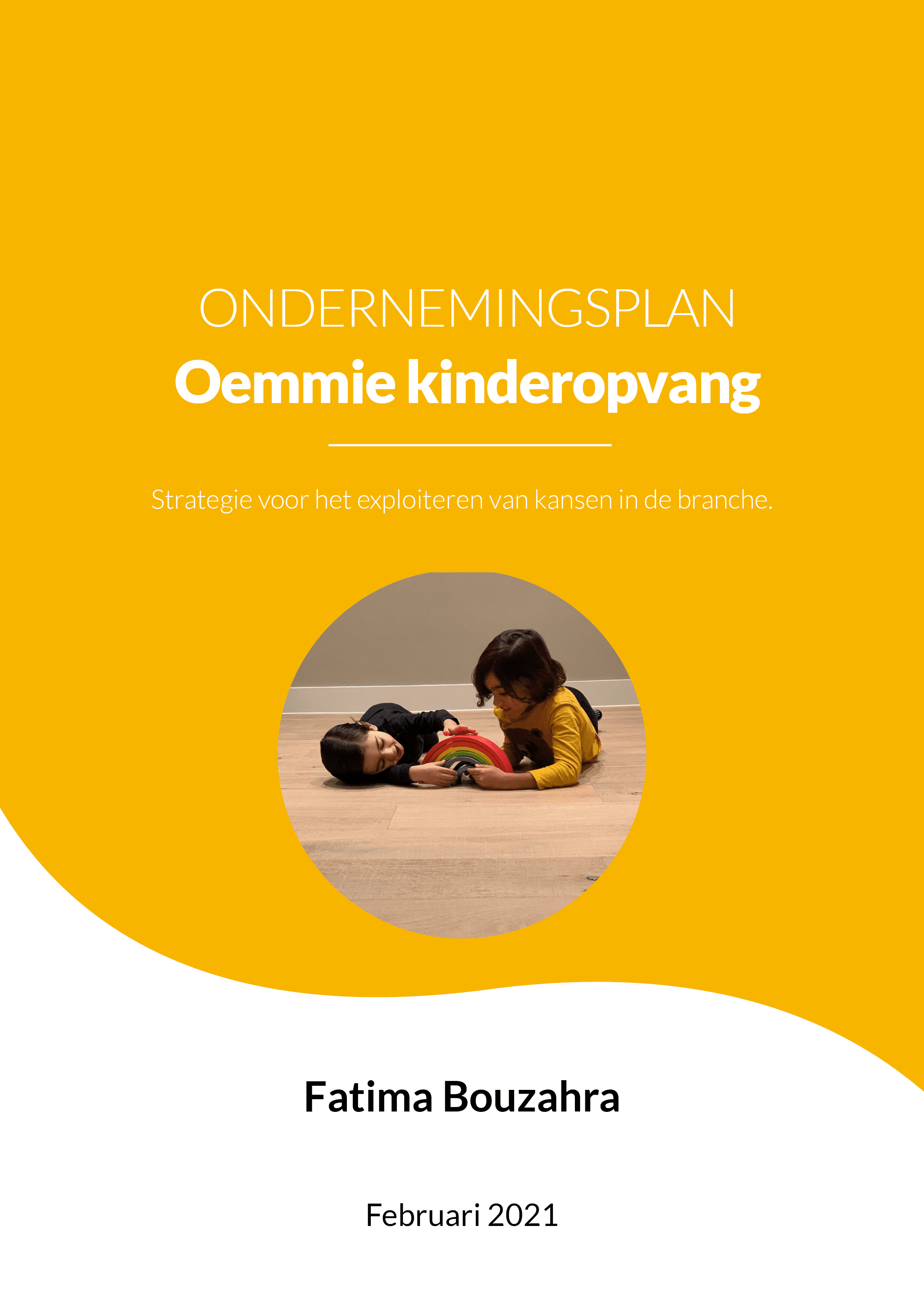 Ondernemersplan kinderopvang