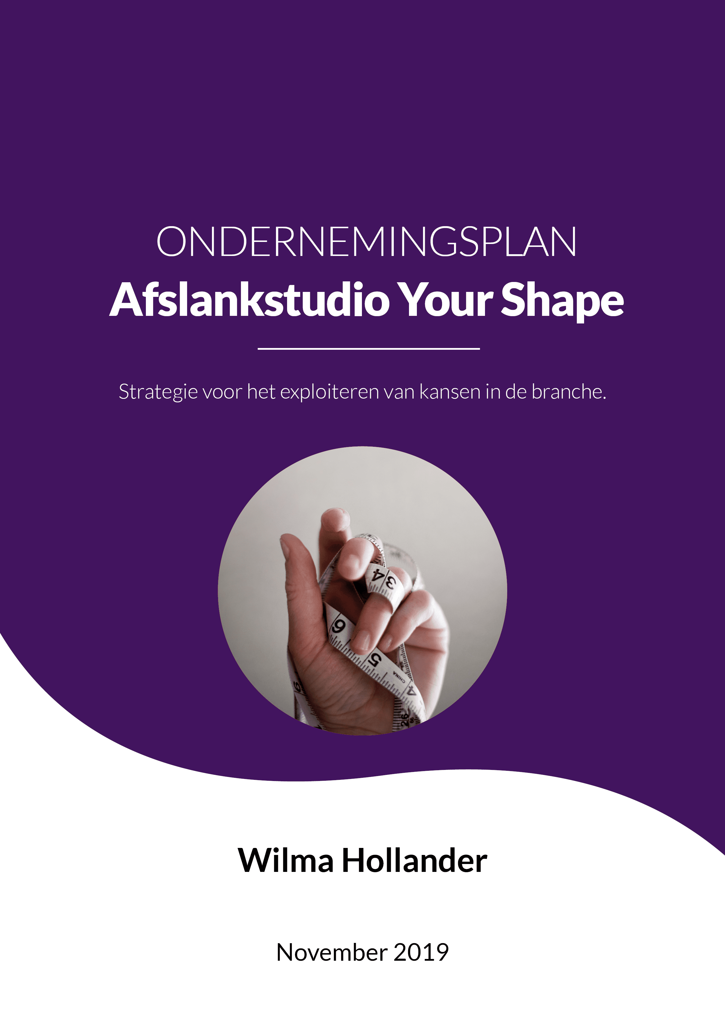 Ondernemersplan afslankstudio