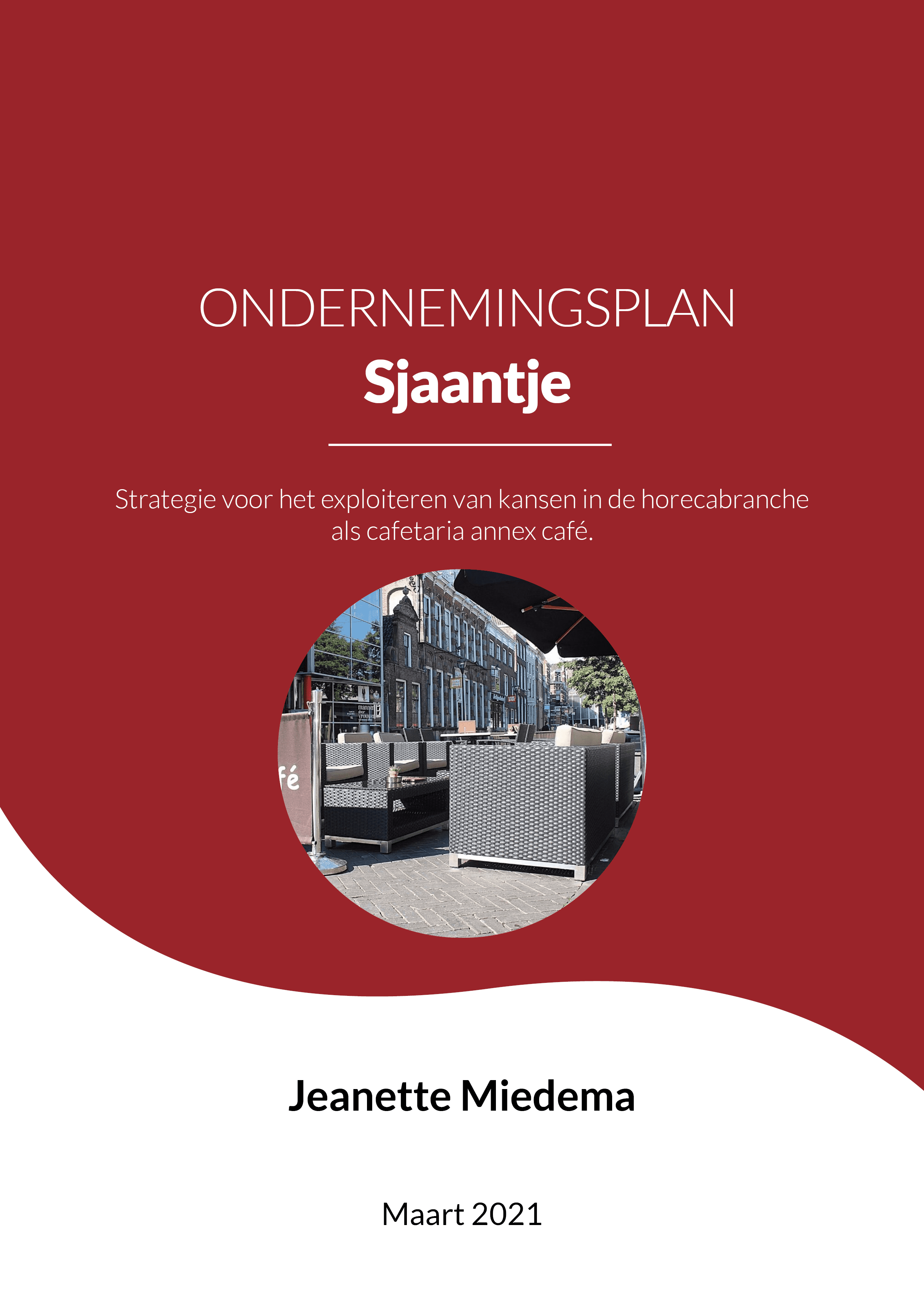 Ondernemersplan cafetaria