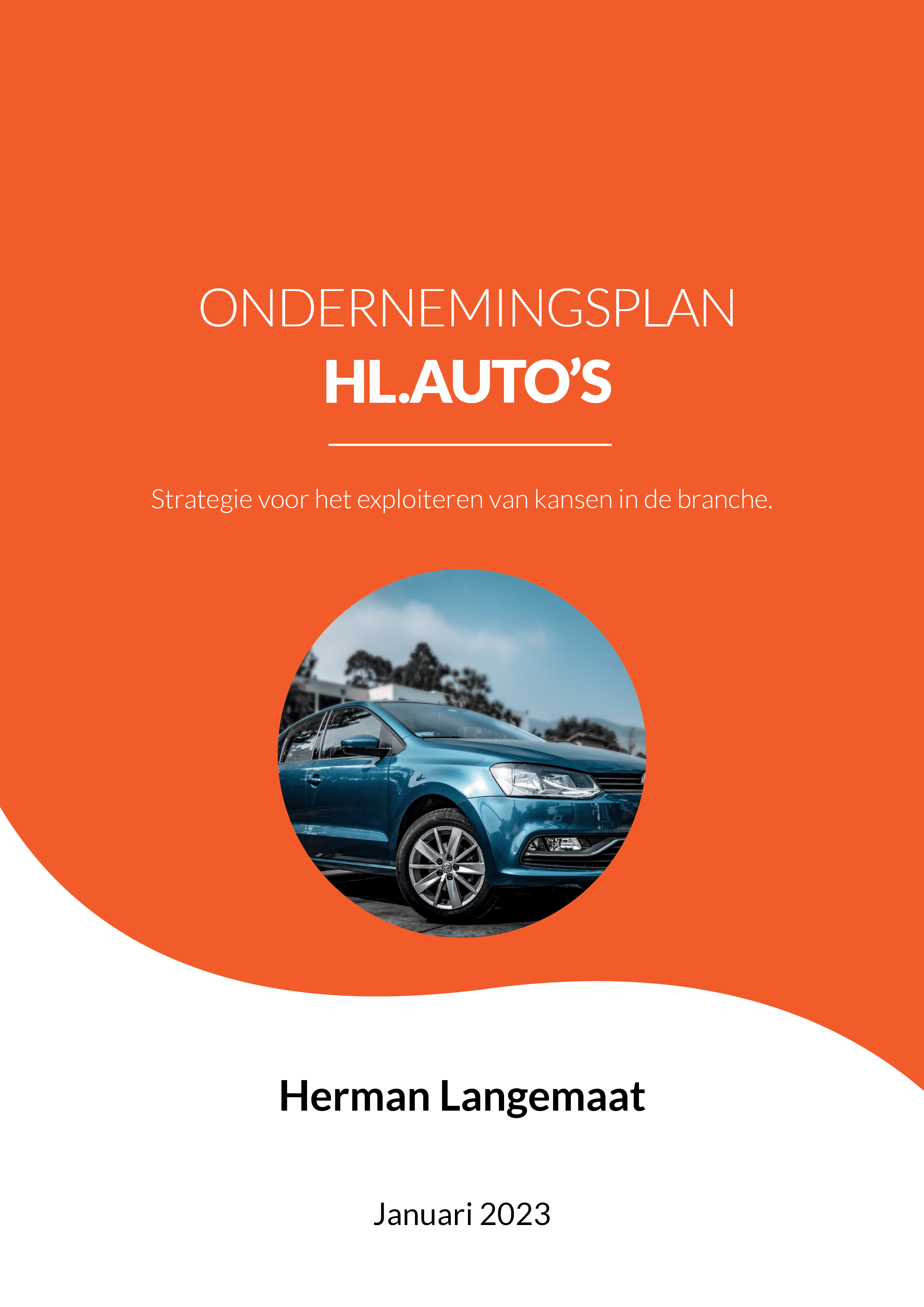 Ondernemersplan autozaak